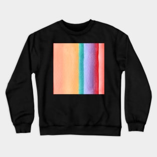 Rainbow stripe design Crewneck Sweatshirt